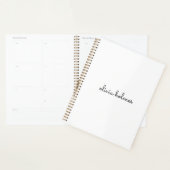 Stijlvol monogram | Modern minimalistisch witscrip Planner (Display)