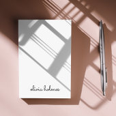 Stijlvol monogram | Modern minimalistisch witscrip Post-it® Notes