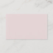 Stijlvol Monogram Modern Sjabloon Beauty Salon Visitekaartje (Achterkant)