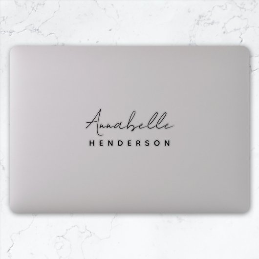 Stijlvol monogram | Moderne Sticker voor Script-la