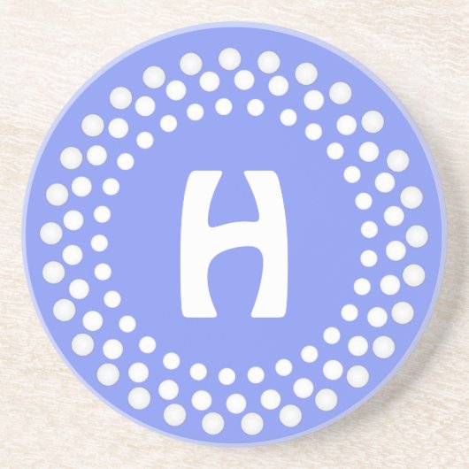 Stijlvol Monogram Onderzetter (Voorkant)