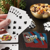 Stijlvol monogram pokerkaarten (Insitu)