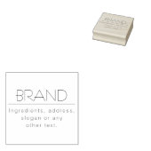 Stijlvol multifunctioneel rubberstempel (Gestempeld)