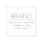 Stijlvol multifunctioneel rubberstempel (Afrduk)