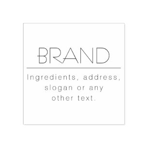 Stijlvol multifunctioneel rubberstempel