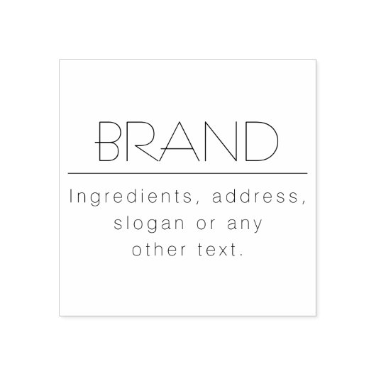 Stijlvol multifunctioneel rubberstempel (Afrduk)