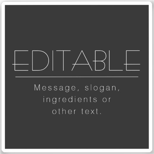 Stijlvol multifunctioneel sticker (Voorkant)