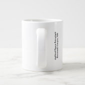 Stijlvol Mythisch Cijfer Grote Koffiekop (Achterkant)