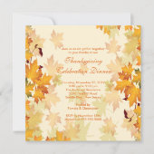 Stijlvol najaar van val laat de Uitnodiging van de (Voorkant)