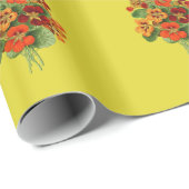Stijlvol Nasturtium Wrapping Paper Cadeaupapier (Rol Hoek)