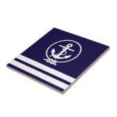 Stijlvol nautisch thema tegeltje (Zijkant)