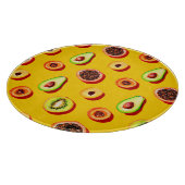 Stijlvol neon fruit patroon snijplank (Hoek)