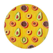 Stijlvol neon fruit patroon snijplank (Voorkant)