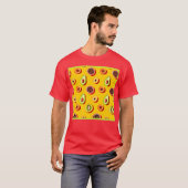Stijlvol neon fruit patroon t-shirt (Voorkant volledig)