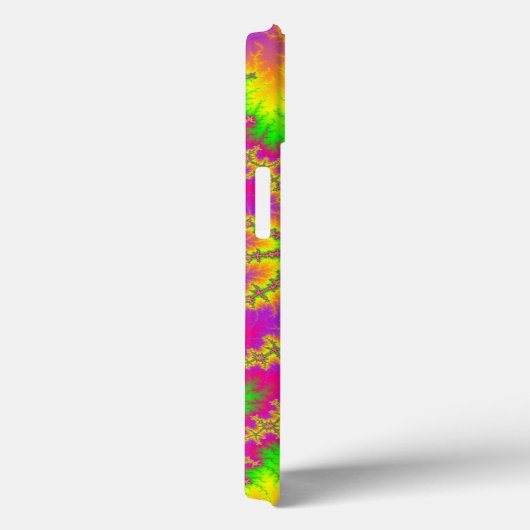 Stijlvol Neon Rainbow Fractal Case-Mate iPhone Case (Achterkant / Rechts)