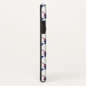 Stijlvol NIEUW-ZEELAND Monogram Overvloedig Leven Case-Mate iPhone Case (Achterkant/rechts)