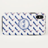 Stijlvol NIEUW-ZEELAND Monogram Overvloedig Leven Case-Mate iPhone Case (Achterkant (horizontaal))