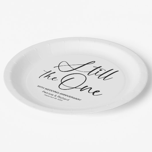 Stijlvol Nog steeds de ware Huwelijksgeloften Vern Papieren Bordje (Gekanteld)