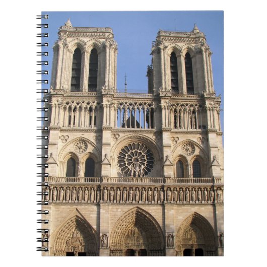 Stijlvol Notitieboek met Notre Dame de Paris (Voorkant)