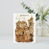 Stijlvol Oaxaca Mexico Templo de Santo Domingo Briefkaart (Staand voorkant)