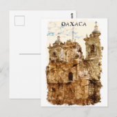 Stijlvol Oaxaca Mexico Templo de Santo Domingo Briefkaart (Voorkant / Achterkant)