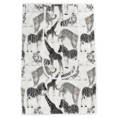 Stijlvol Oerwoud-dierenpatroon Medium Cadeauzakje (Achterkant)