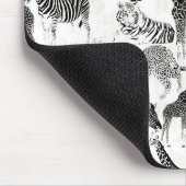 Stijlvol Oerwoud-dierenpatroon Muismat (Hoek)