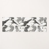 Stijlvol Oerwoud-dierenpatroon Yogamat (Voorkant (horizontaal))