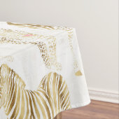 Stijlvol Oerwoud Wilde Dieren Patroon Tafelkleed (Voorbeeld)