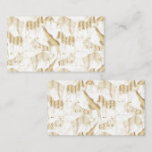 Stijlvol Oerwoud Wilde Dieren Patroon Visitekaartje (Voorkant / Achterkant)