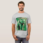 Stijlvol olifant t-shirt (Voorkant volledig)