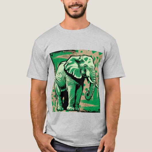 Stijlvol olifant t-shirt (Voorkant)