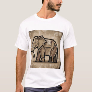 Stijlvol olifant t-shirt