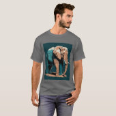 Stijlvol olifant t-shirt (Voorkant volledig)