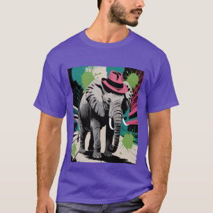Stijlvol olifant t-shirt