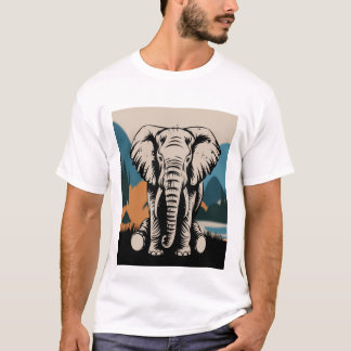 Stijlvol olifant t-shirt