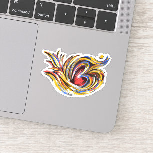 Stijlvol om-symbool sticker