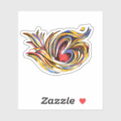 Stijlvol OM-symboolpatroon Sticker (Vel)