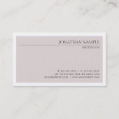 Stijlvol ontwerp Professioneel Slank Chic Plain Lu Visitekaartje (Voorkant)