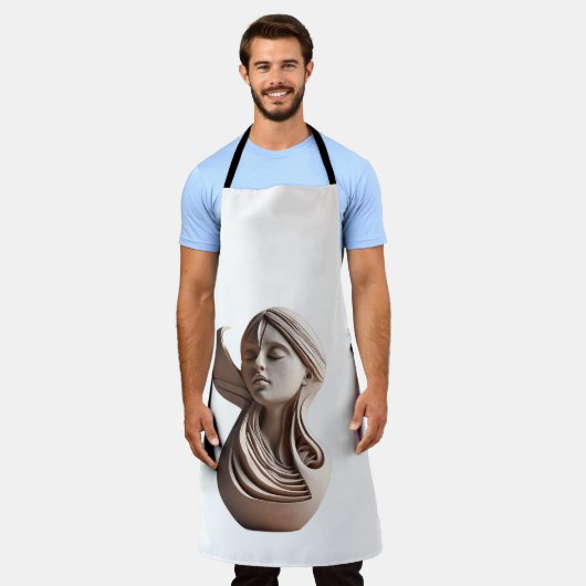 Stijlvol ontwerp schort (Gedragen)