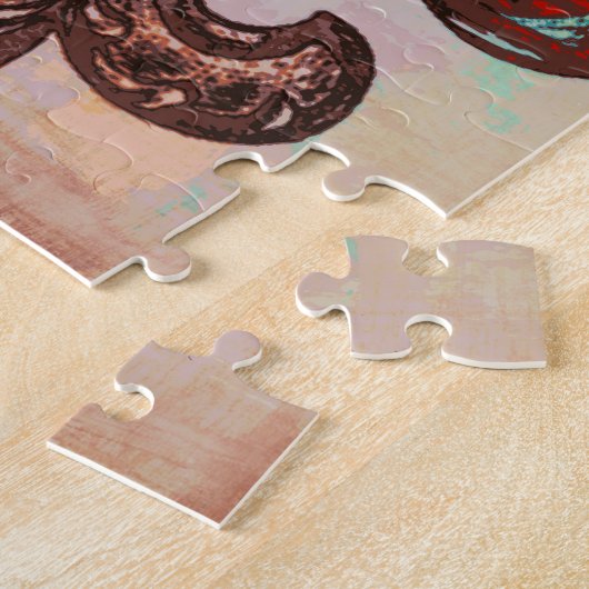 Stijlvol ontwerp van de Lis Legpuzzel (Zijkant)