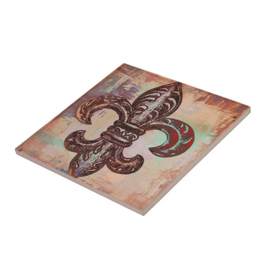 Stijlvol ontwerp van de Lis Tegeltje (Zijkant)