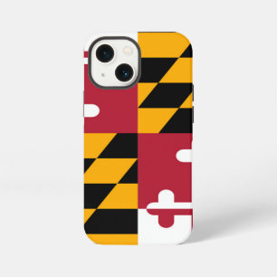 Stijlvol ontwerp van de vlag van Maryland iPhone 13 Mini Hoesje