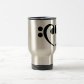 Stijlvol ontwerp van muziekbasis reisbeker (Center)