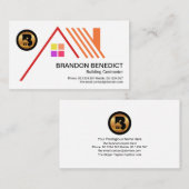 Stijlvol ontwerp voor daktop visitekaartje (Voorkant / Achterkant)