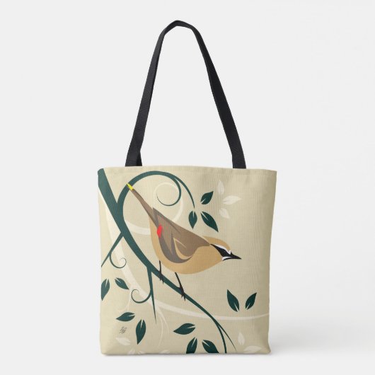 Stijlvol ontwerp voor het wassen van cedar tote bag (Achterkant)