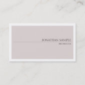 Stijlvol ontwerp voor kleuren met minimalistische  visitekaartje (Voorkant)