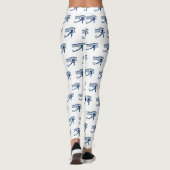 Stijlvol oog van Horus Lucky Talisman Leggings (Achterkant)