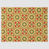 Stijlvol oosterend kleurrijk mozaïekpatroon tissuepapier (Voorkant)