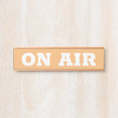 Stijlvol op luchtdeur teken deurbordje (Voorkant)